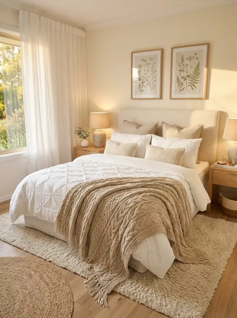 10 cozy bedroom room ideas for Warm and Inviting space