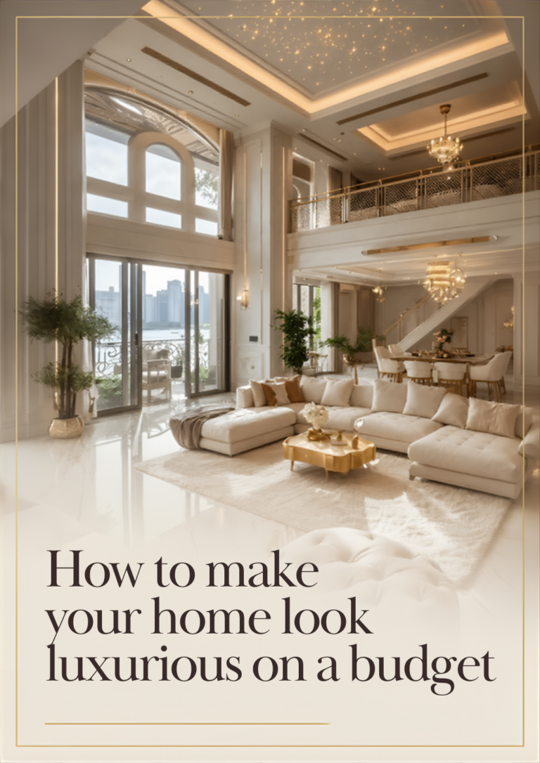 How to Make your Home Look Luxurious on a budget