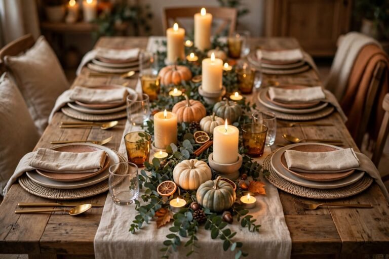 Thanksgiving Table Decor: 10 Simple Ideas That Look Beautiful