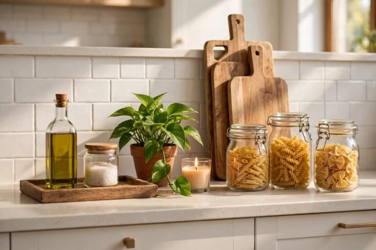 Kitchen Counter Styling: 10 Simple Ideas That Make Your Kitchen Look Beautiful